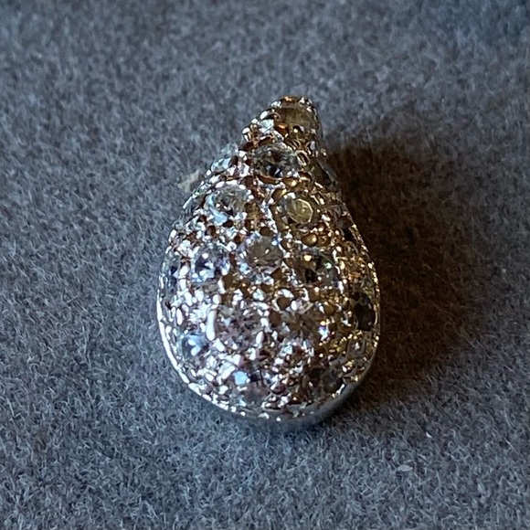 ⚡️Host Pick⚡️Elegant Sterling Pave Simulated Diamond Teardrop 3 PC Set - Picture 4 of 8